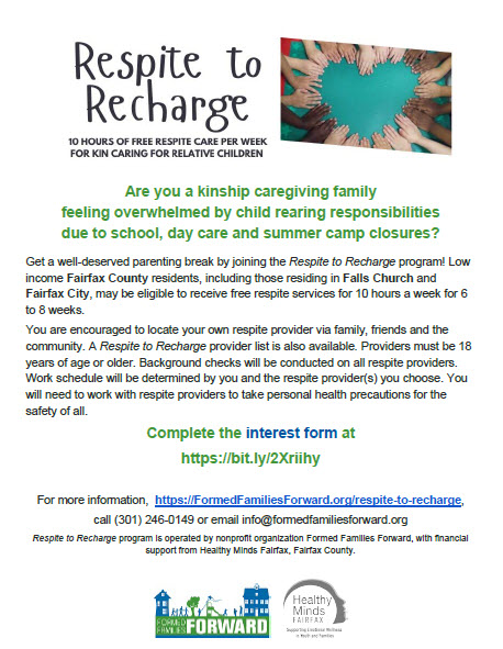 flyer on respite care help